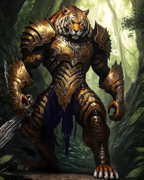 Brutal metal tiger