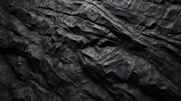 Brutal Volumetric rock texture with cracks background Generative AI