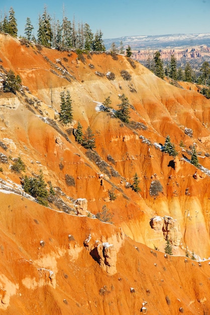 Parco nazionale del bryce canyon nello utah sudoccidentale