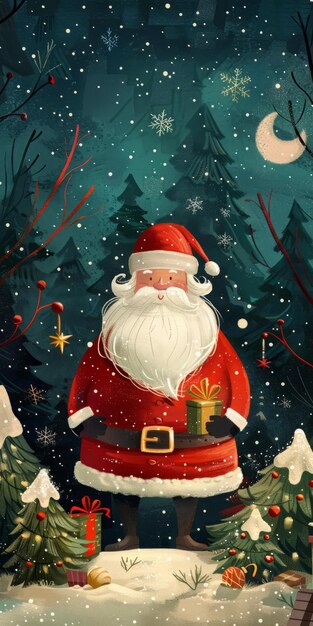 BSanta Claus in the Forest