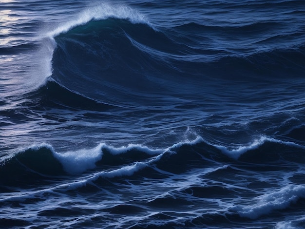 абстрактная вода океанская волна синий Аква чирок текстура