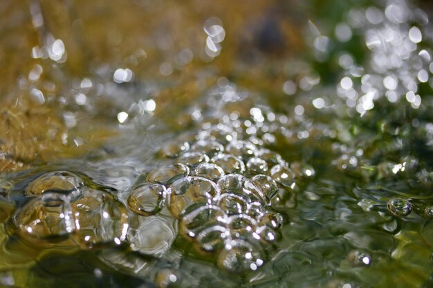 Bubbels in het water Water achtergrond