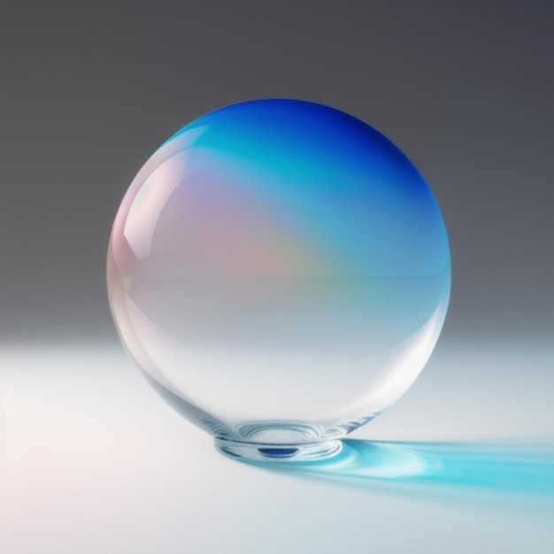 bubble colorful transparent background sphere