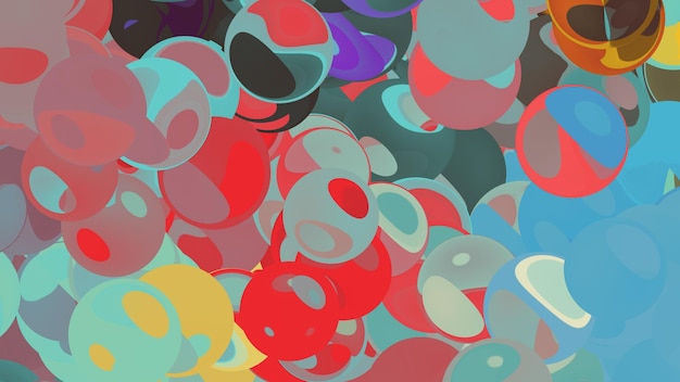 Bubble Playful Abstract Illustration Background Designs