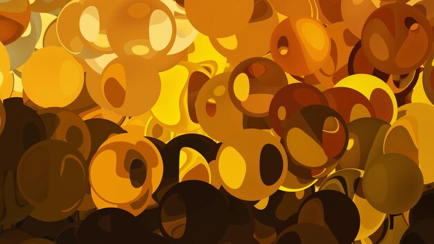 Bubble Playful Abstract Illustration Background Designs