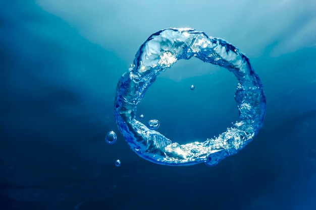 Bubble Ring Underwater, Ring Bubble.