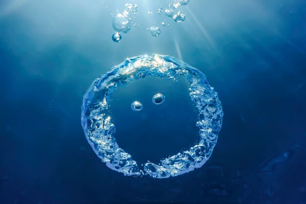 Bubble Ring Underwater, Ring Bubble.