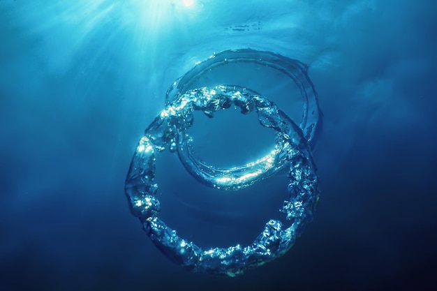 Bubble Ring Underwater, Ring Bubble.