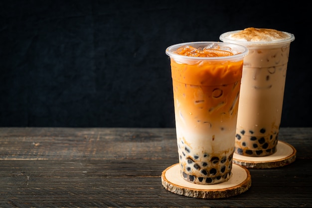 Bubble tea, boba or pearl milk tea