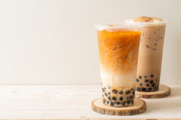 Bubble tea, boba or pearl milk tea