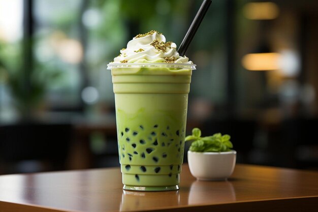 Bubble Tea met avocado smoothie