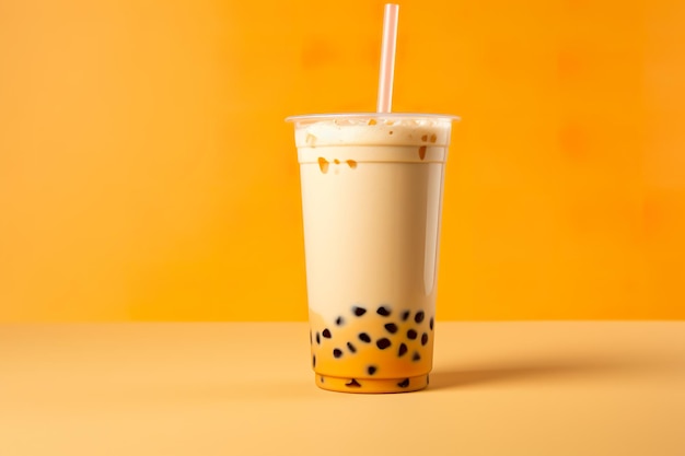 bubble tea met de kleurrijke en smaakvolle boba-lekkernijen