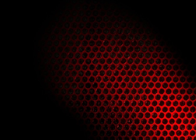 Photo bubble wrap lit by red light