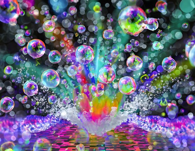 bubbles background design