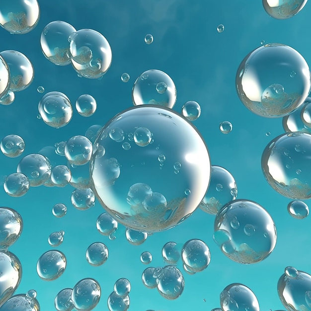Пузырьки, плавающие в голубом небе со словами " полярный " внизу.