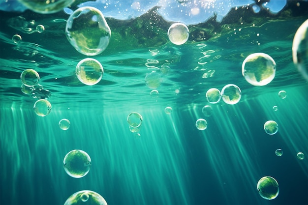 bubbles seas transparent