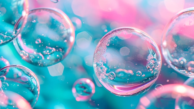 bubbles in the water