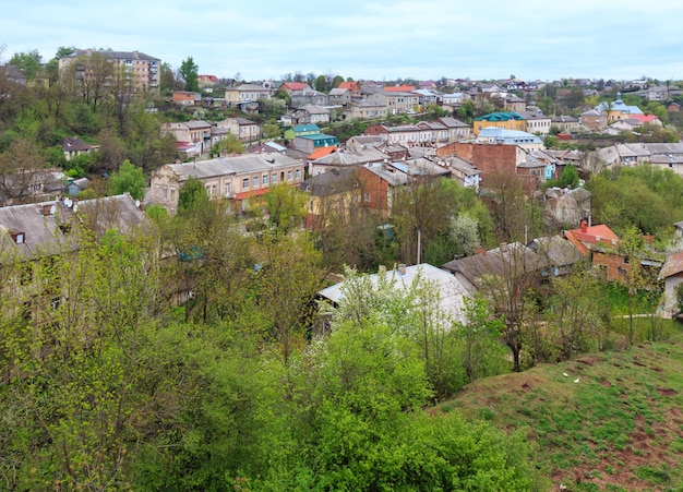 Buchach stad lente uitzicht Oekraïne