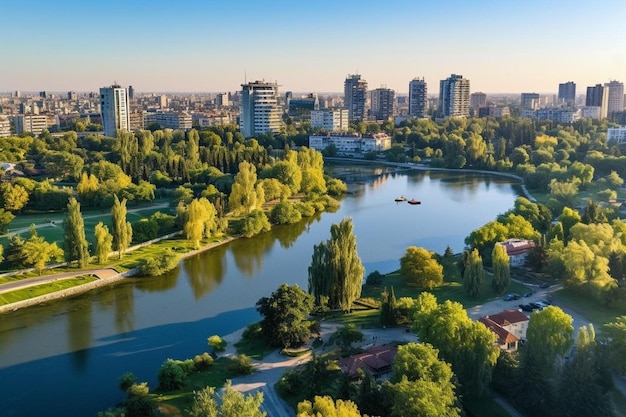 bucharest from above