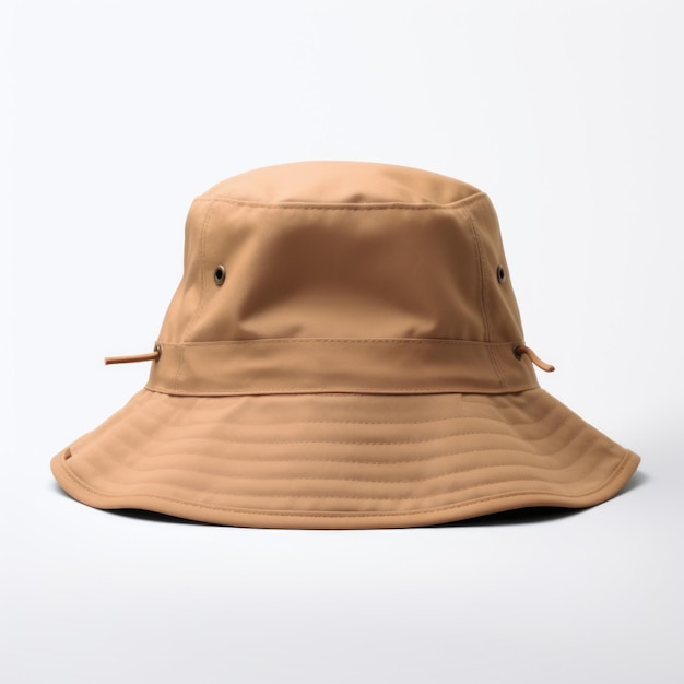 Bucket hat isolated on white background Generative AI