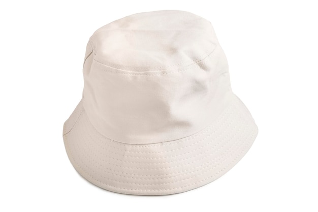 Photo bucket hat isolated