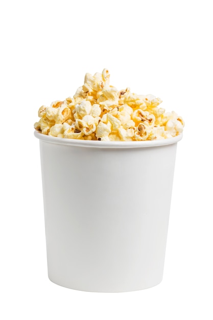Photo a bucket of popcorn