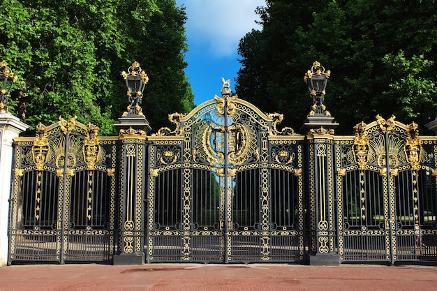 Buckingham palace in London city England UK