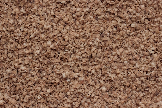 Photo buckwheat flakes, background texture