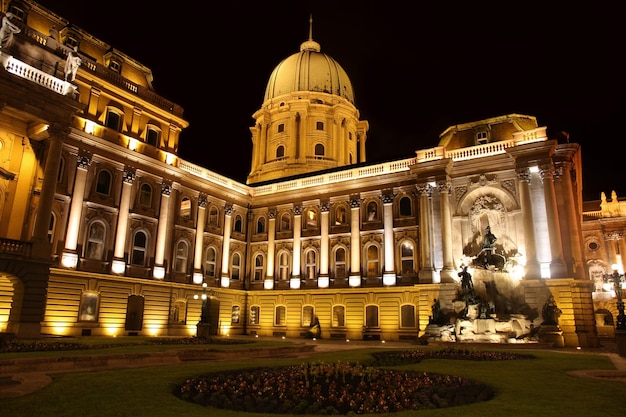 Photo buda castle in budapest hungary