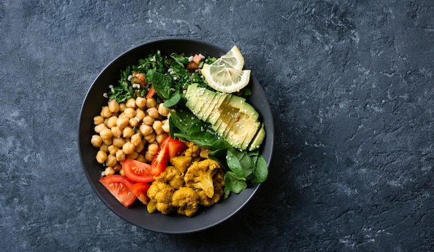 Buddha bowl Vegetarian healthy balanced food