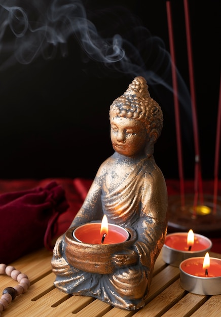 Photo buddha figurine still life