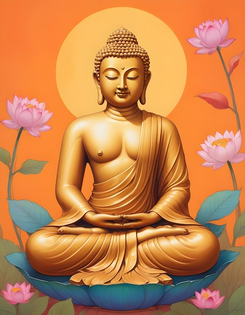 buddha illustration