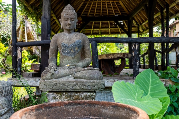 Фото Медитация будды в индонезии на бали