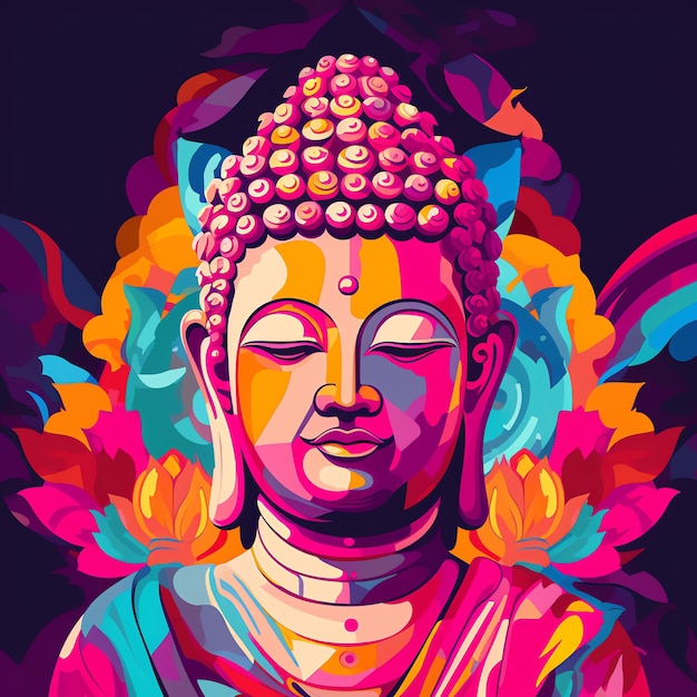 Buddha portrait wpap