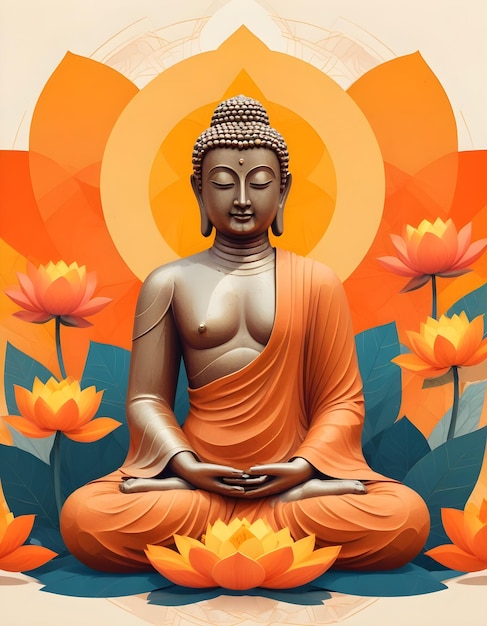 Foto purnima del buddha