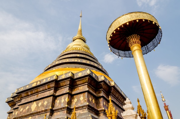 Buddha's relics temple at Lampang Province.