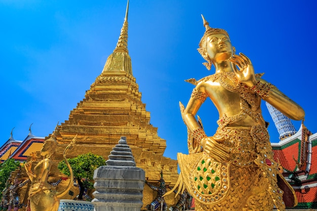 Buddha sculpture in Grand Palace Thailand