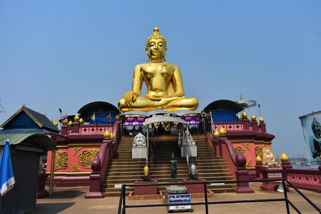 Buddha statue in chiang saen thailand