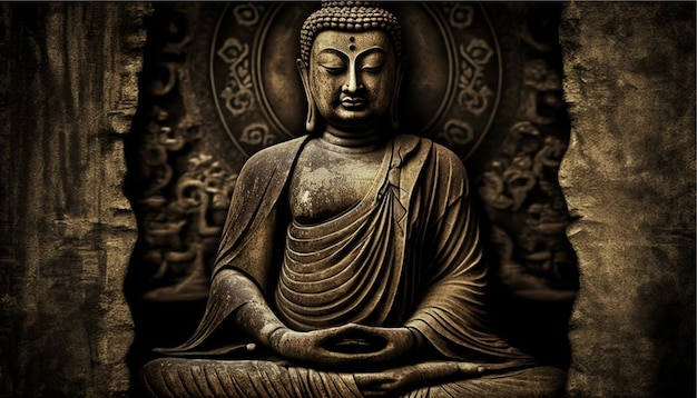 Buddha Statue, Generative ai