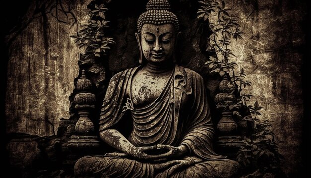 Buddha Statue, Generative ai