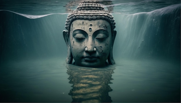 Buddha Statue, Generative ai