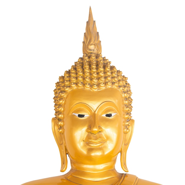 buddha statue isolated on white