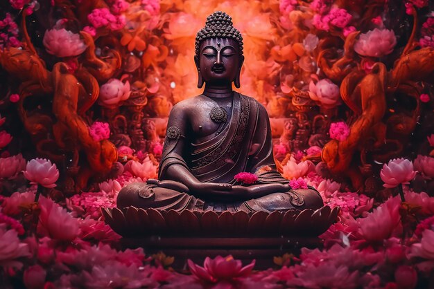 Buddha Statue in meditation