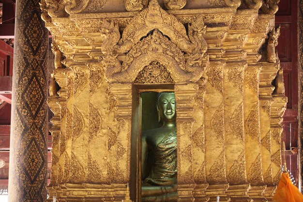 Buddha statue in the pagoda