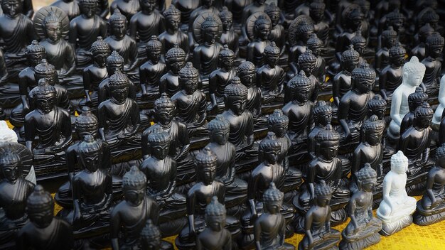 Buddha statues in the market