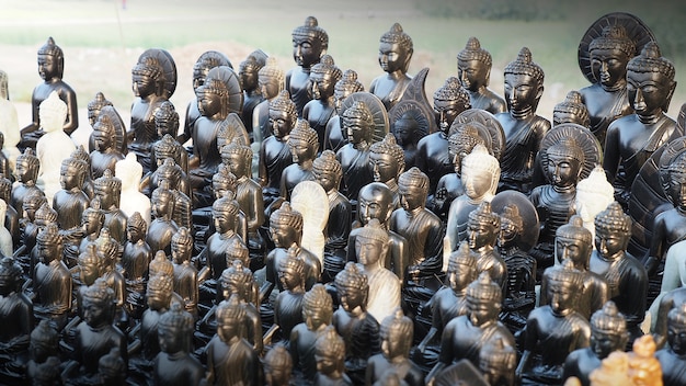 Buddha statues in the market