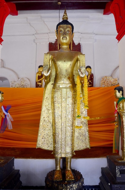 Buddha of wat phra mahathat woramahawihan at ratchadamnoen road tambon nai mueang amphoe mueang nakhon si thammarat thailand