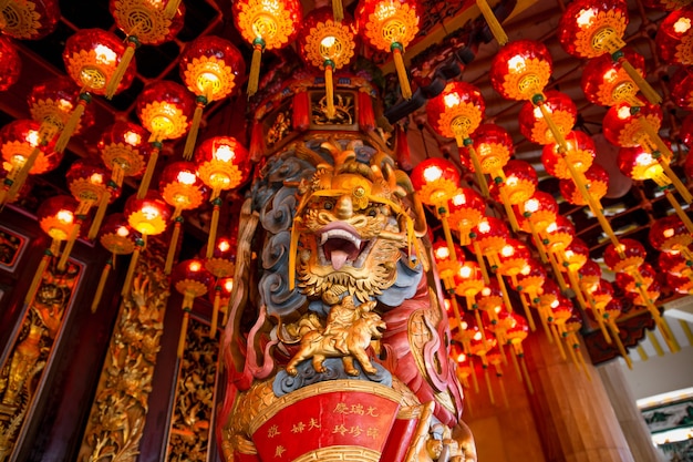 Buddhism temple in George Town Malaysia