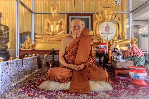 Buddhist Monk Waxwork