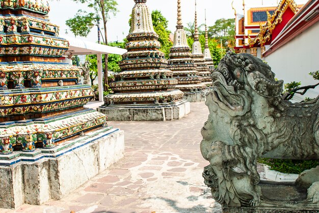 Buddhist temple in Bangkok Thailand